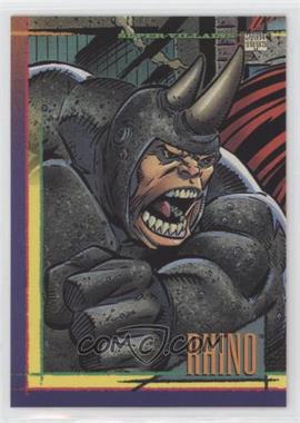 1993 SkyBox Marvel Universe Series IV - [Base] #61 - Rhino