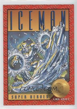 1993 SkyBox Marvel X-Men: Series 2 - [Base] #15 - Super Heroes - Iceman