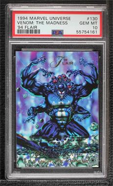 1994 Flair Marvel - [Base] #130 - Venom: The Madness [PSA 10 GEM MT]