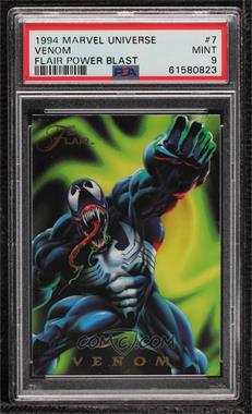 1994 Flair Marvel - Power Blast #7 - Venom [PSA 9 MINT]