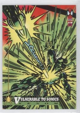 1994 Fleer Marvel Cards The Amazing Spider-Man - [Base] #10 - Venom - Vulnerable to Sonics