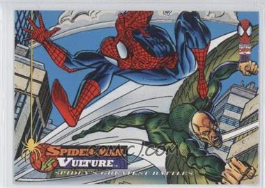 1994 Fleer Marvel Cards The Amazing Spider-Man - [Base] #112 - Spidey's Greatest Battles - Spider-Man vs Vulture