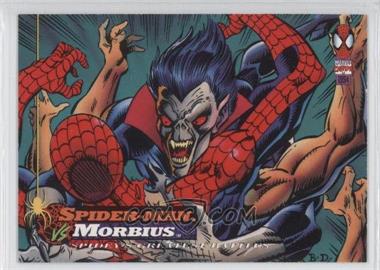 1994 Fleer Marvel Cards The Amazing Spider-Man - [Base] #121 - Spidey's Greatest Battles - Spider-Man vs Morbius