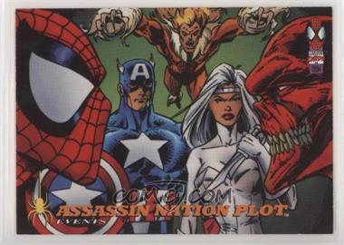 1994 Fleer Marvel Cards The Amazing Spider-Man - [Base] #140 - Events - Assassin Nation Plot