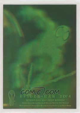 1994 Fleer Marvel Cards The Amazing Spider-Man - Holograms - Green #2 - Spider-Man