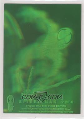 1994 Fleer Marvel Cards The Amazing Spider-Man - Holograms - Green #2 - Spider-Man