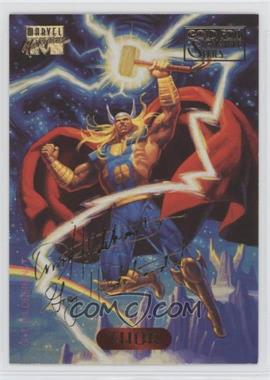 1994 Fleer Marvel Masterpieces - [Base] - Gold Foil Signature Series #124 - Thor