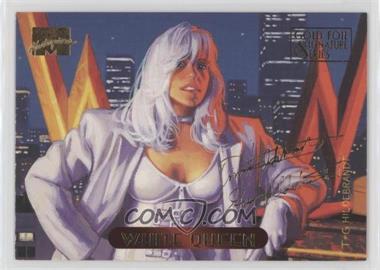1994 Fleer Marvel Masterpieces - [Base] - Gold Foil Signature Series #136 - White Queen