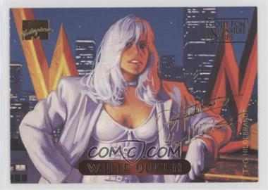 1994 Fleer Marvel Masterpieces - [Base] - Gold Foil Signature Series #136 - White Queen
