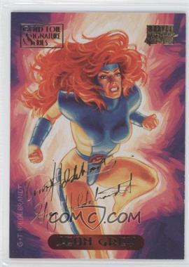 1994 Fleer Marvel Masterpieces - [Base] - Gold Foil Signature Series #45 - Jean Grey