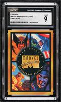 Checklist - Wolverine, Captain America, Thing, Gambit [CGC 9 Mint]