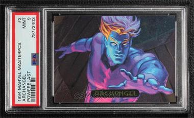 1994 Fleer Marvel Masterpieces - PowerBlast #2 - Archangel [PSA 9 MINT]