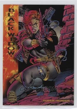 1994 Fleer Marvel Universe Series V - [Base] #144 - Super Heroes - Black Widow