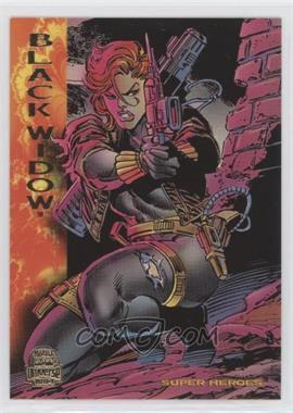 1994 Fleer Marvel Universe Series V - [Base] #144 - Super Heroes - Black Widow