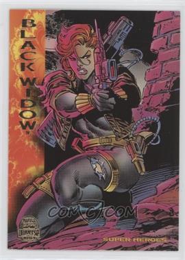 1994 Fleer Marvel Universe Series V - [Base] #144 - Super Heroes - Black Widow