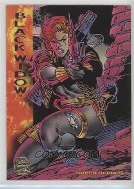 1994 Fleer Marvel Universe Series V - [Base] #144 - Super Heroes - Black Widow