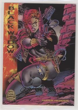 1994 Fleer Marvel Universe Series V - [Base] #144 - Super Heroes - Black Widow