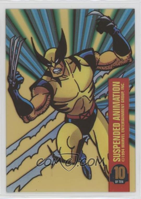 1994 Fleer Marvel Universe Series V - Suspended Animation #10 - Wolverine