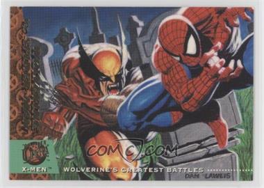 1994 Fleer Ultra Marvel X-Men - [Base] #142 - Wolverine's Greatest Battles - Wolverine vs. Spider-Man