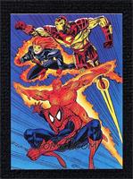 Substance Abuse (Iron Man, Firestar, Human Torch, Spider-Man)