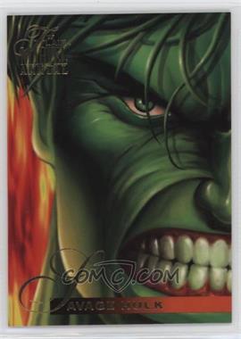 1995 Flair Marvel Annual - [Base] #84 - Savage Hulk