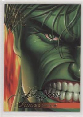 1995 Flair Marvel Annual - [Base] #84 - Savage Hulk
