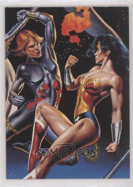 1995 Fleer DC Versus Marvel - Impact #5 - Wonder Woman, Black Widow