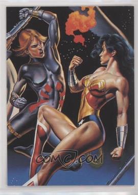 1995 Fleer DC Versus Marvel - Impact #5 - Wonder Woman, Black Widow