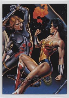 1995 Fleer DC Versus Marvel - Impact #5 - Wonder Woman, Black Widow