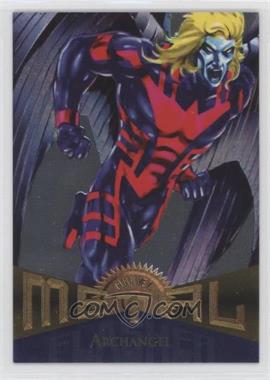 1995 Fleer Marvel Metal - [Base] - Silver Flasher #83 - Archangel [EX to NM]