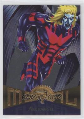 1995 Fleer Marvel Metal - [Base] - Silver Flasher #83 - Archangel [EX to NM]