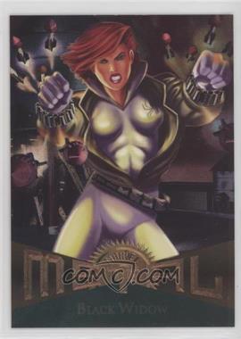 1995 Fleer Marvel Metal - [Base] #10 - Black Widow