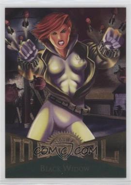 1995 Fleer Marvel Metal - [Base] #10 - Black Widow