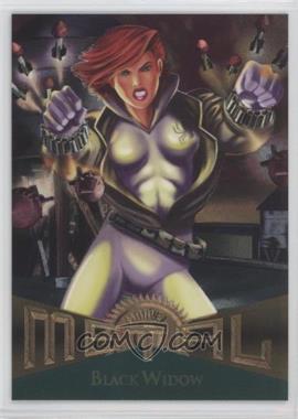 1995 Fleer Marvel Metal - [Base] #10 - Black Widow