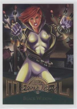 1995 Fleer Marvel Metal - [Base] #10 - Black Widow