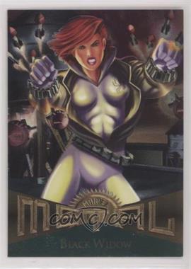1995 Fleer Marvel Metal - [Base] #10 - Black Widow