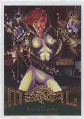 1995 Fleer Marvel Metal - [Base] #10 - Black Widow