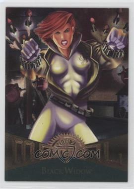 1995 Fleer Marvel Metal - [Base] #10 - Black Widow