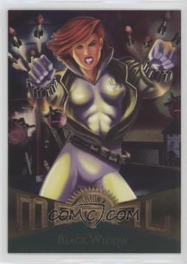 1995 Fleer Marvel Metal - [Base] #10 - Black Widow