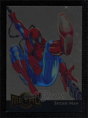 1995 Fleer Marvel Metal - Metal Blasters - Gold #12 - Spider-Man