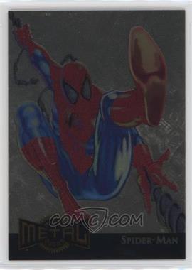 1995 Fleer Marvel Metal - Metal Blasters - Gold #12 - Spider-Man