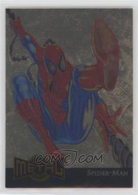 1995 Fleer Marvel Metal - Metal Blasters - Gold #12 - Spider-Man