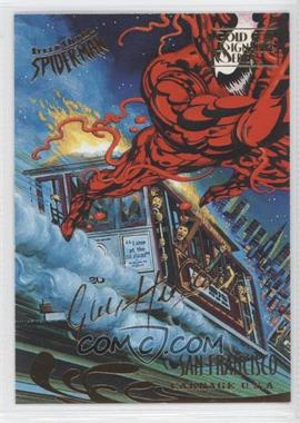 1995 Fleer Ultra Marvel Spider-Man - [Base] - Gold Foil Signature Series #141 - Carnage USA - San Francisco