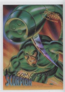 1995 Fleer Ultra Marvel Spider-Man - Clear Chrome #7 - Scorpion