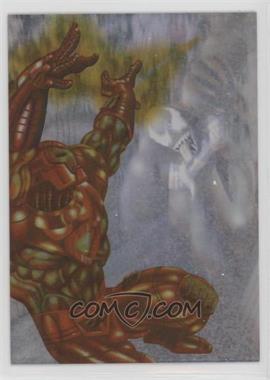 1995 Fleer Ultra Marvel Spider-Man - Holoblast #4 - Venom vs. Iron Man