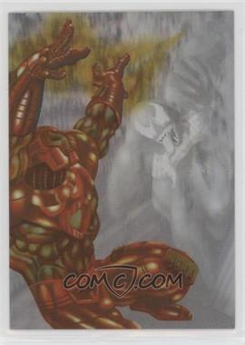 1995 Fleer Ultra Marvel Spider-Man - Holoblast #4 - Venom vs. Iron Man