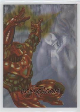 1995 Fleer Ultra Marvel Spider-Man - Holoblast #4 - Venom vs. Iron Man