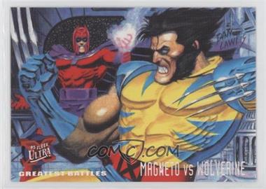 1995 Fleer Ultra Marvel X-Men - [Base] #134 - Greatest Battles - Magneto vs Wolverine