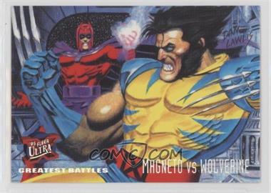 1995 Fleer Ultra Marvel X-Men - [Base] #134 - Greatest Battles - Magneto vs Wolverine