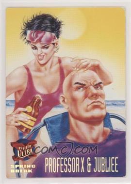 1995 Fleer Ultra Marvel X-Men - [Base] #144 - Spring Break - Professor X, Jubilee